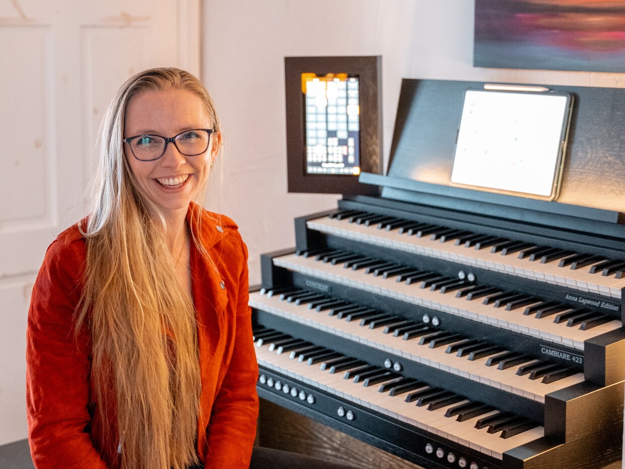 A Cambiare organ for Anna Lapwood!