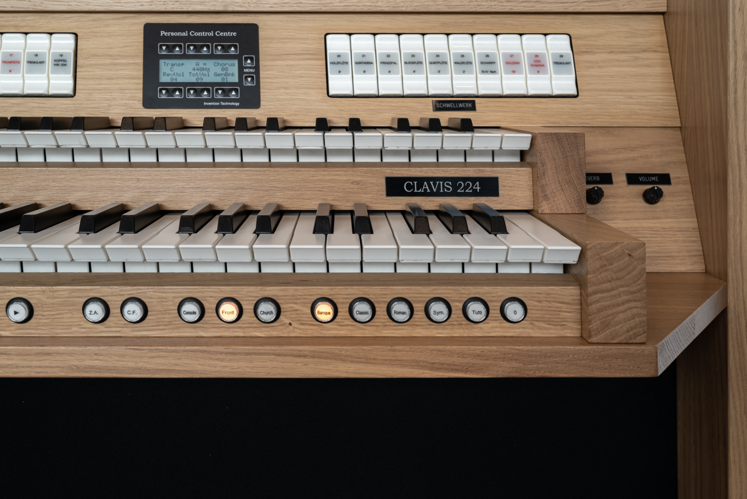 Clavis Riga Watch: Clavis 224 | Content - Home Organs